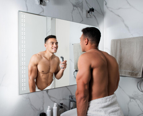 Batteriebetriebener LED Spiegel L55 #6