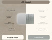 Rechteckiger Badspiegel mit LED Beleuchtung 120x70cm mit kaltem LED-Licht 7000K, warmem Licht 3000K oder neutralem Licht 4500K #6