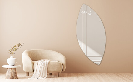 Wandspiegel Beleuchtet unregelmäßige Form L221
