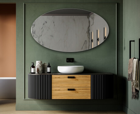 Oval Wandspiegel L206