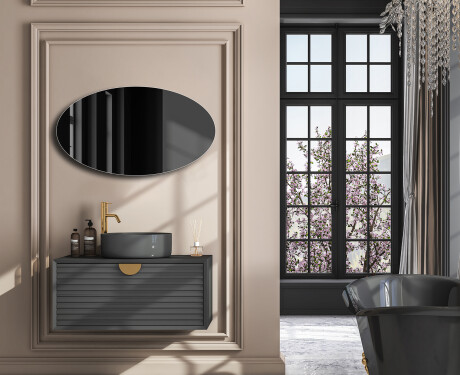 Oval Wandspiegel L206 #4