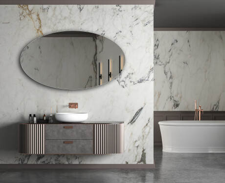 Oval Wandspiegel L206 #5