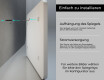 Abgerundet Wandspiegel mit Rahmen L201 #5
