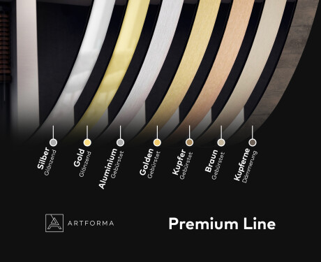 Runde Wandspiegel mit Rahmen L203 #4