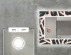 Dekorativer Spiegel mit LED-Beleuchtung für das Wohnzimmer - Lines #4
