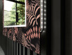 Dekorativer Spiegel mit LED-Beleuchtung für das Wohnzimmer - Jungle #11