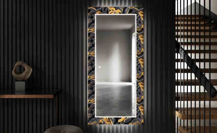 Dekorativer Spiegel mit LED-Beleuchtung für den Flur - Autumn Jungle