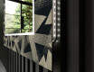 Dekorativer Spiegel mit LED-Beleuchtung für das Wohnzimmer - Dottet Triangles #11