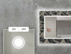 Dekorativer Spiegel mit LED-Beleuchtung für das Wohnzimmer - Dottet Triangles #4