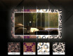 Dekorativer Spiegel mit LED-Beleuchtung für das Wohnzimmer - Dottet Triangles #6