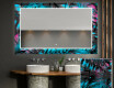 Hinterleuchteter dekorativer Spiegel für das Badezimmer - Fluo Tropic