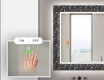 Hinterleuchteter dekorativer Spiegel für das Badezimmer - Gohtic #5
