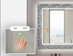 Hinterleuchteter dekorativer Spiegel für das Badezimmer - Letters #5
