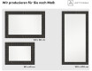 Hinterleuchteter dekorativer Spiegel für das Badezimmer - Microcircuit #2