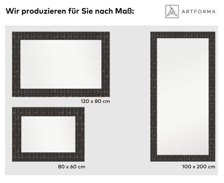 Hinterleuchteter dekorativer Spiegel für das Badezimmer - Microcircuit #2