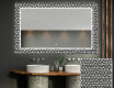 Hinterleuchteter dekorativer Spiegel für das Badezimmer - Triangless #1