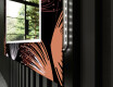 Dekorativer Spiegel mit LED-Beleuchtung für das Wohnzimmer - Dandelion #11