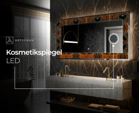Hinterleuchteter dekorativer Spiegel - Mosaic Dreams #8