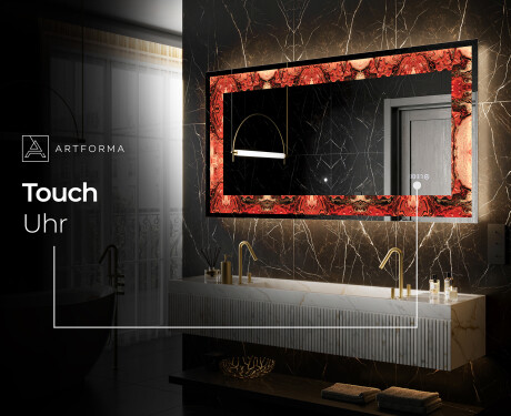 Hinterleuchteter dekorativer Spiegel - Fiery Reflections #8