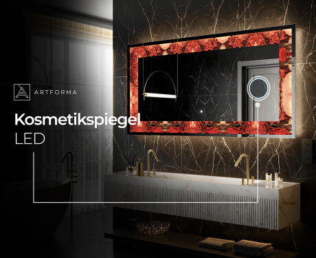 Hinterleuchteter dekorativer Spiegel - Fiery Reflections #9