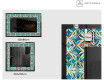 Hinterleuchteter dekorativer Spiegel - Floral Elevations #2