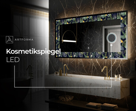 Hinterleuchteter dekorativer Spiegel - Vintage Leaves #9