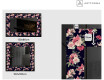 Hinterleuchteter dekorativer Spiegel - Floral Layouts #2