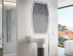 Unregelmäßiger asymmetrischer Spiegel mit LED Beleuchtung M223