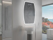 Unregelmäßiger asymmetrischer Spiegel mit LED Beleuchtung M223 #9