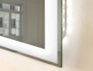 Badspiegel Mit LED L01 80x60 cm, Touch-uhr, Touch Schalter #6