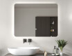 Badspiegel Mit LED L60 80x60 cm, Touch Schalter #1