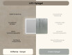 Abgerundeter Badspiegel 100x70cm mit LED Beleuchtung mit Dual color, Touch Schalter, Heizmatte, Bluetooth-Lautsprecher - L141 #7