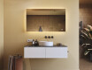 Rechteckiger Badezimmerspiegel mit LED-Beleuchtung 80x60/60x80 cm, Dual-Farbe, Touch-Schalter, Heizmatte #8