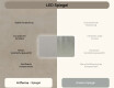 Abgerundeter Badezimmerspiegel mit LED-Beleuchtung, 120×70 cm, zweifarbig, Touch‑Schalter, Heizmatte #7