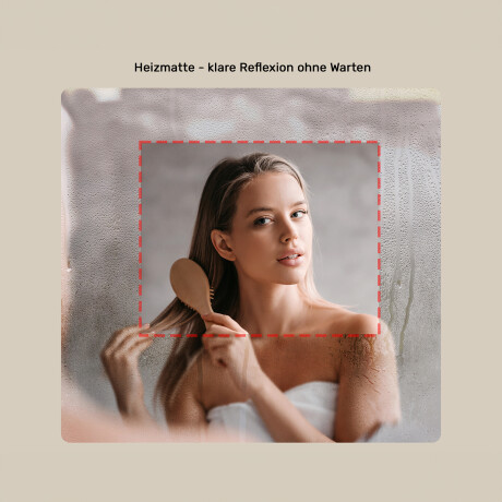 Unregelmäßiger LED-beleuchteter Spiegel – 60x90/70x100 cm in einem silbernen Aluminiumrahmen #6