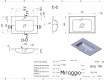 Waschbecken DELLA 700 MIRASOFT