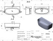 Badewanne ANNA MIRASOFT