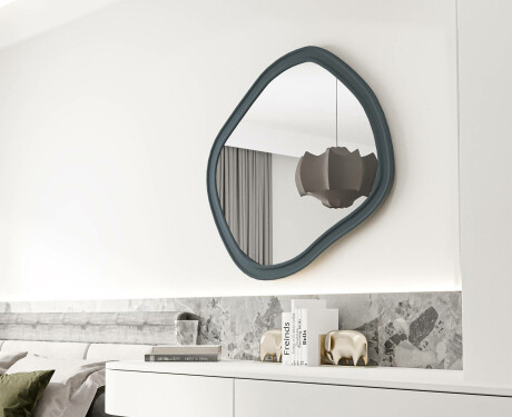 Badezimmer-Spiegel mit maßgefertigtem MDF-Rahmen L303