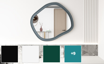 Badezimmer-Spiegel mit maßgefertigtem MDF-Rahmen L303