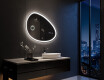 Unregelmäßiger asymmetrischer Spiegel mit LED Beleuchtung H222 #10