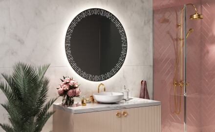 Badspiegel Rund LED - Rund Spiegel - Runder Badspiegel - Artforma