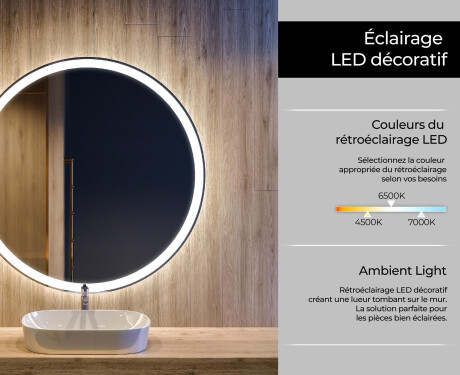 Runder Badspiegel mit LED Beleuchtung L76 #8