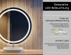 Runder Badspiegel mit LED Beleuchtung L76 #4