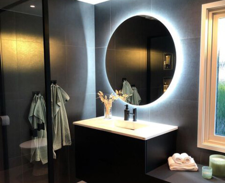 Runder Badspiegel mit LED Beleuchtung L82