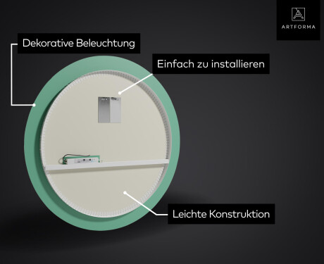 Runder Badspiegel mit LED Beleuchtung L82 #3