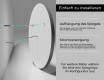 Runder Badspiegel mit LED Beleuchtung L96 #10