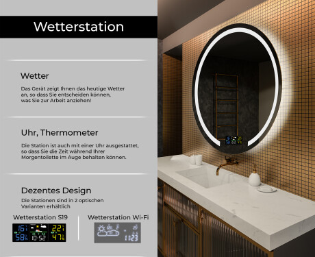 Runder Badspiegel mit LED Beleuchtung L96 #2