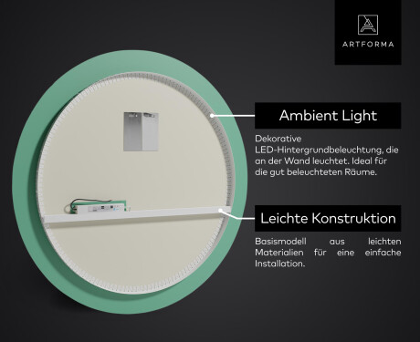 Runder Badspiegel mit LED Beleuchtung L97 #3