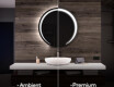 Runder Badspiegel mit LED Beleuchtung L98 #1
