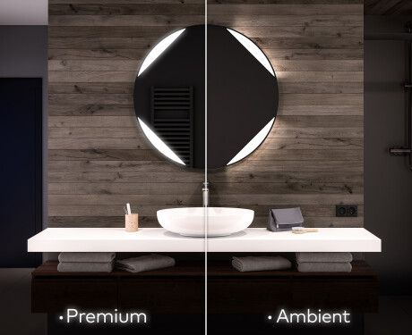 Runder Badspiegel mit LED Beleuchtung L114 #1